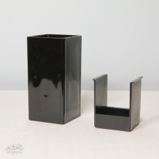 塑膠花器-厚短方管+內套