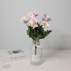 人造花 7頭雛菊 大 粉