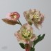 人造花 A-34587-3G 聖誕玫瑰 粉綠