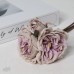 人造花 人造玫瑰束FB2493MAV 淺紫