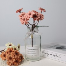 人造花 FM005629-002 雛菊灰粉