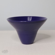 塑膠花器-螺紋花器(藍)