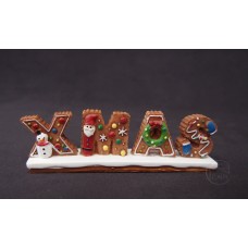聖誕-擺飾-XMAS字樣餅乾