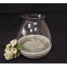 玻璃+水泥底座花器 BXS1580-20