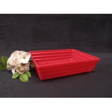 塑膠花器-T型盒(紅)