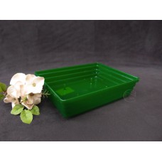 塑膠花器-T型盒(透綠)