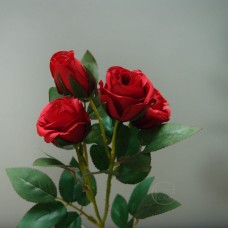 出清品人造花-MAGIQ FM004247-003 Priscilla Spray Rose 普里西亞玫瑰 Red