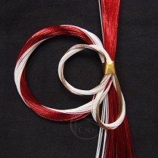 新年-裝飾XJ1409-3Paper Rope Ornament夢眩水引線紅 