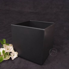 陶花器-方形(平光黑)