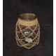 玻璃瓶+麻繩網