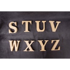 擺飾-木製英文字母-X