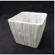 木製-日本木片花器366-006-中(白)