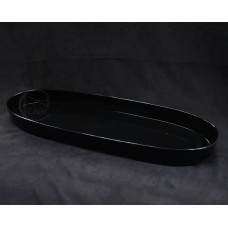 塑膠花器-長橢圓(黑)