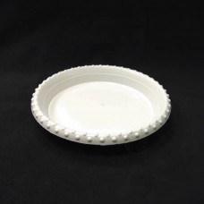 塑膠-圓花盤 5號(白)