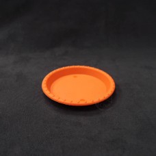 塑膠-圓花盤 8號(橘咖)