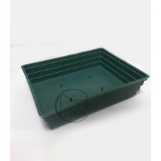 塑膠花器-梯形盒 (綠)