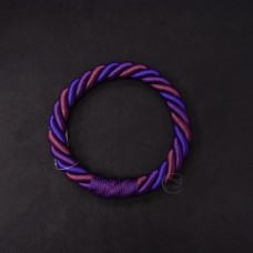 ASCA 裝飾A-72136-007繩花圈紫色