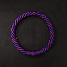 ASCA 裝飾A-72137-007繩花圈紫色