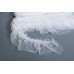 緞帶 爪鑽蕾絲波浪 約13.7m 白