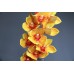 出清品人造花 3D大蕙蘭 黃