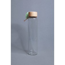 出清品玻璃-浮游花瓶KJ0FC646 (圓柱木蓋)