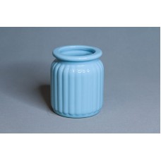 出清品陶瓷-花器 小牛奶瓶(水藍)