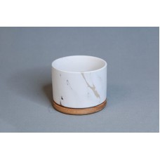 陶瓷-YSZ029陶瓷竹托花盆 金紋
