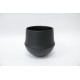 陶瓷-花器 QA524 黑 Ø14 Ø17xH12cm