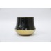 陶瓷-花器 QA1663亮黑金小10x12x10cm