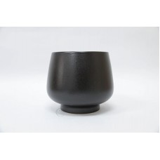 陶瓷-花器 QA1730 磨砂黑14.5x17x14.5cm