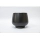 陶瓷-花器 QA1730 磨砂黑14.5x17x14.5cm