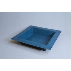 塑膠花器-P0210-30BB 藍色 30x30xH6cm