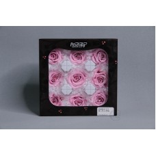 盒裝不凋花-中玫瑰 Rose Izumi 9輪 水晶粉