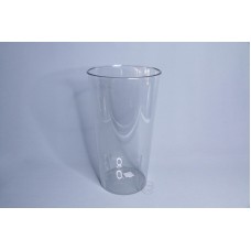 塑膠-大號透明圓桶 H38X21X16CM