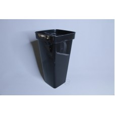 塑膠-大號方桶 黑 H42X22X13.5CM