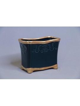 陶瓷-花器 120-788-695 海軍藍
