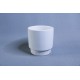 陶瓷-JC050001陶瓷花器 白 12X13CM