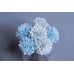 人造花-6頭球菊 (淺灰藍)