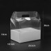 包裝-透明鮮花蛋糕盒 粉 30x26.5xH10cm