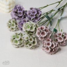 人造花 Scabiosa 風車果 3色